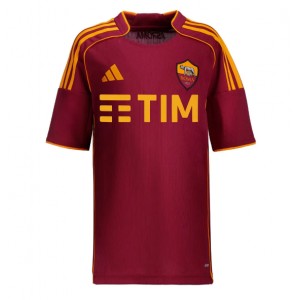 Fotbalové Dres AS Roma Dámské Domácí Oblečení 2025-26 Krátký Rukáv
